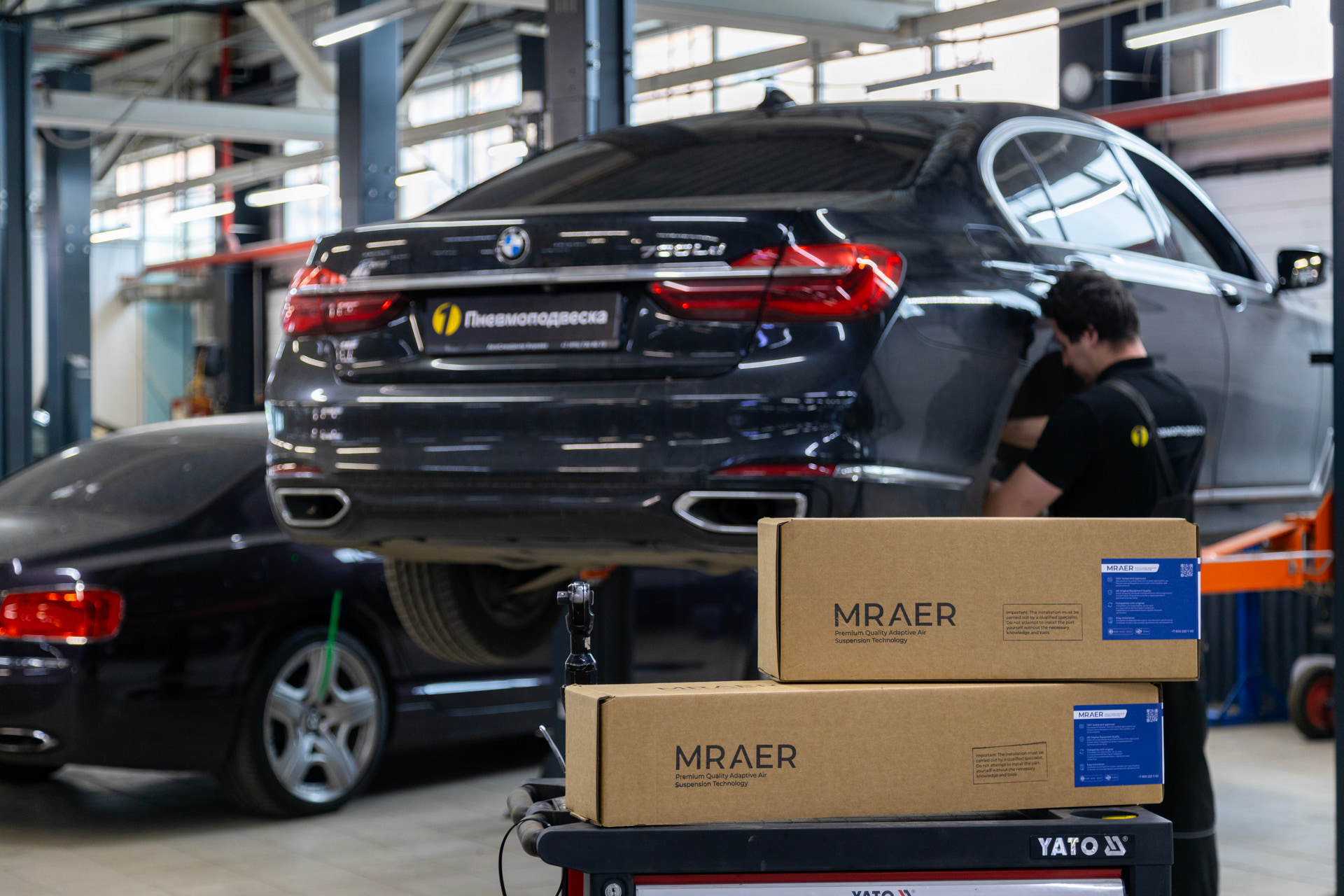 BMW 7 Series G11 — ремонт пневмоподвески