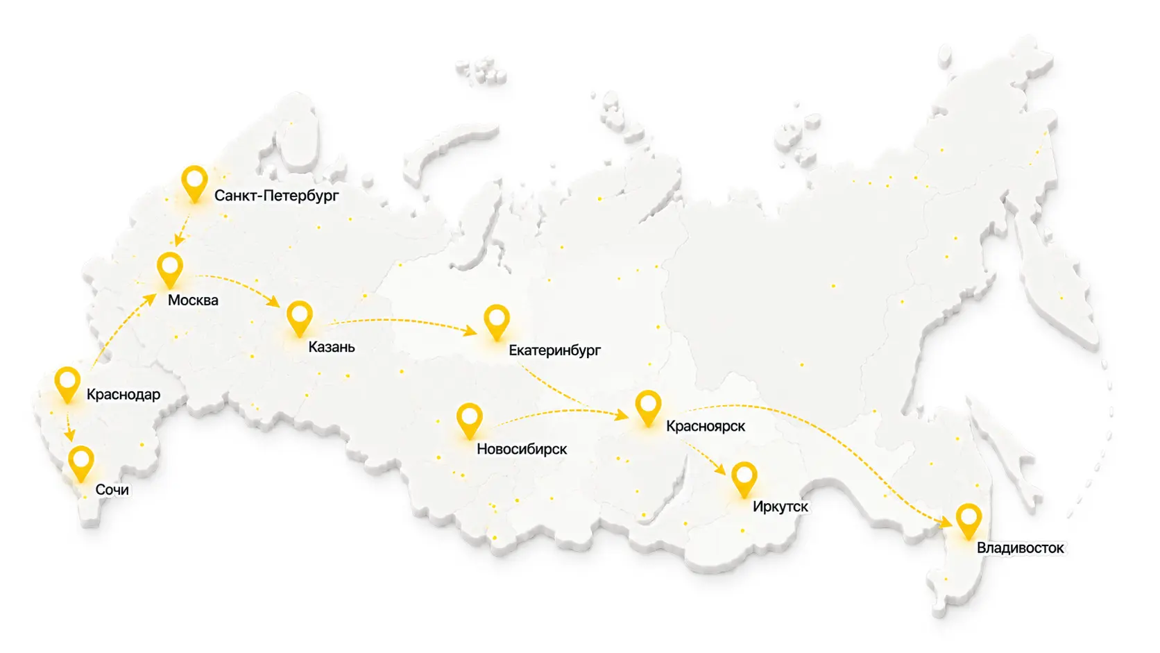 Карта доставки запчастей для пневмоподвески по России